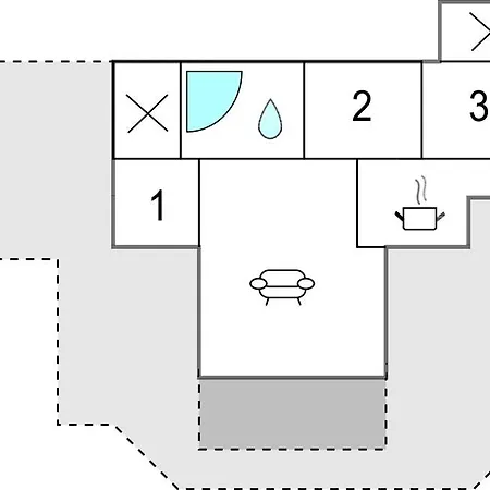 Stunning In With Kitchen Prázdninový dům